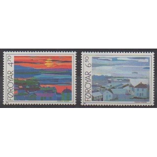 Buy this set of stamps of Faroe Islands of the year 1987 (Nb 154/155).
