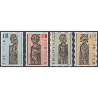 Acheter cette série de timbres des îles Féroé de l'année 1980 (No 49/52).