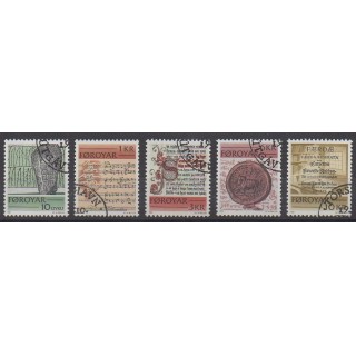 Acheter cette série de timbres des îles Féroé de l'année 1981 (No 59/63). - Oblitéré