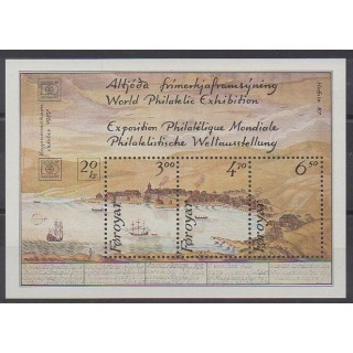 Buy this souvenir sheet  of Faroe Islands of the year 1986 (Nb BF2).