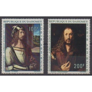 Acheter ces timbres du Dahomey de l'année 1971 (No PA143/PA144).