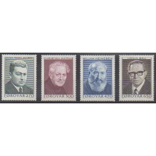 Acheter cette série de timbres des îles Féroé de l'année 1988 (No 162/165).