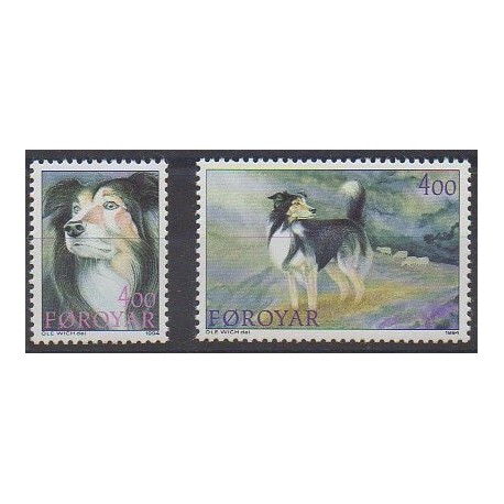 Faroe (Islands) - 1994 - Nb 258/259 - Dogs