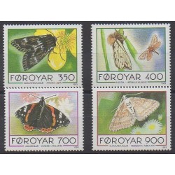 Faroe (Islands) - 1993 - Nb 246/249 - Insects