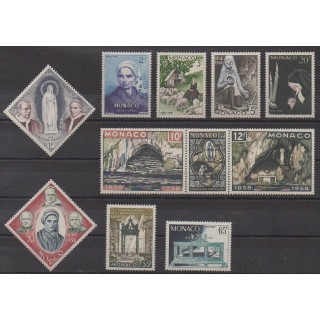 Buy this set of stamps of Monaco of the year 1958 (Nb 492/502).