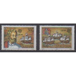 Acheter cette série de timbres de Yougoslavie de l'année 1992 (No 2397/2398).