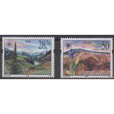 Yugoslavia - 2002 - Nb 2925/2926 - Environment