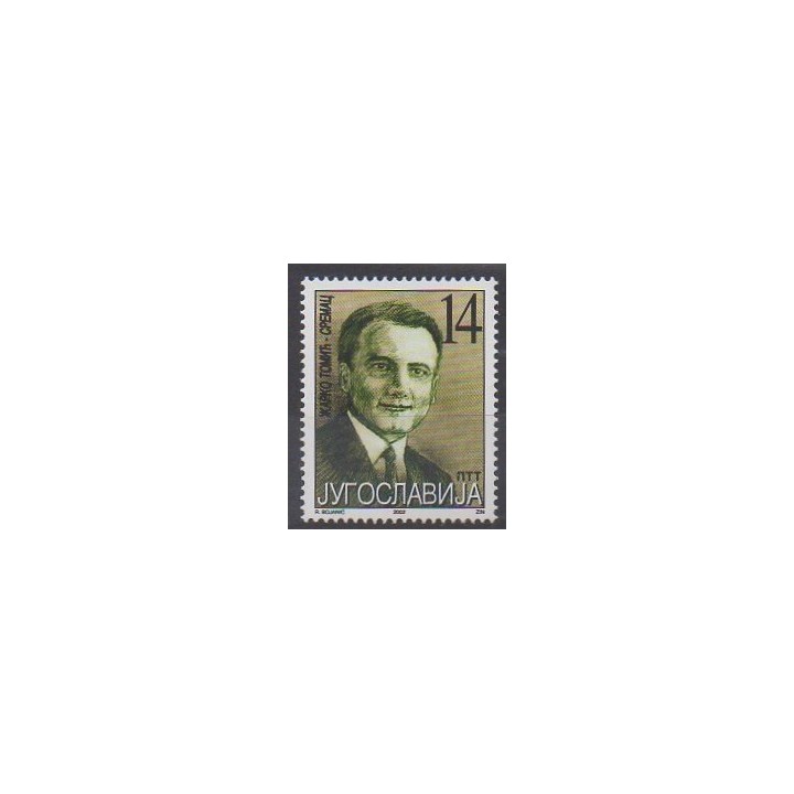 Acheter ce timbre de Yougoslavie de l'année 2002 (No 2916).