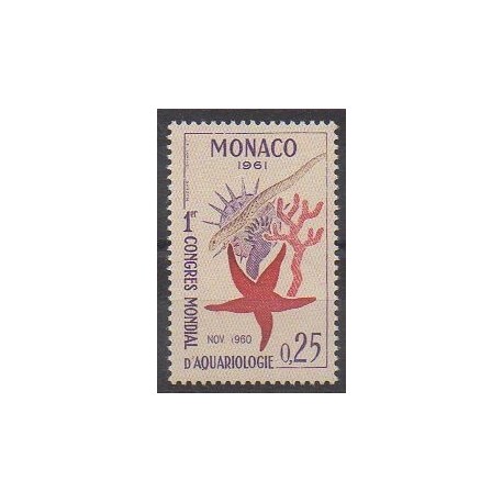 Monaco - 1961 - No 551 - Vie marine