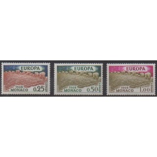 Acheter cette série de timbres de Monaco de l'année 1962 (No 571/573).
