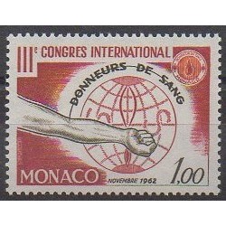 Monaco - 1962 - No 598 - Santé ou Croix-Rouge