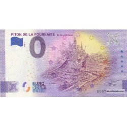 Euro banknote memory - 974 - Piton de la Fournaise - 2020-6 - Anniversary
