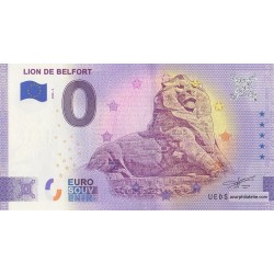 Euro banknote memory - 90 - Lion de Belfort - 2020-2 - Anniversary