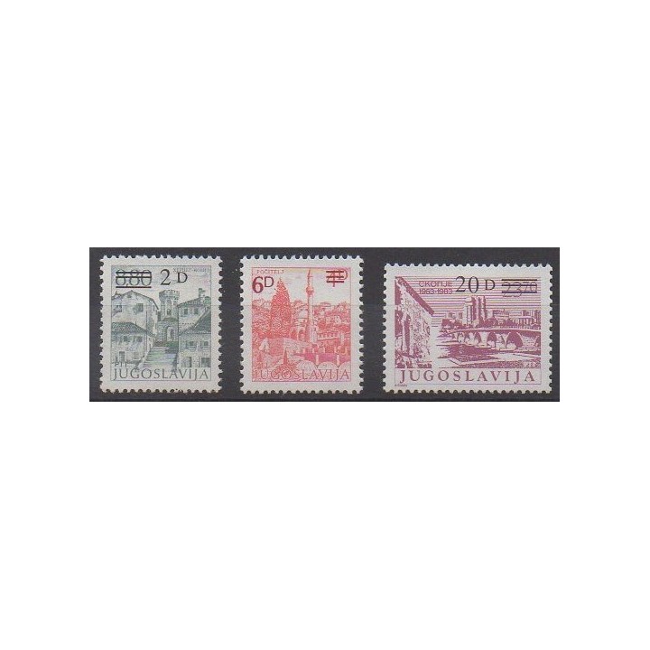 Buy this set of stamps of Yugoslavia of the year 1984 (Nb 1969/1971).