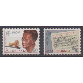 Buy this set of stamps of Yugoslavia of the year 1985 (Nb 1983/1984).