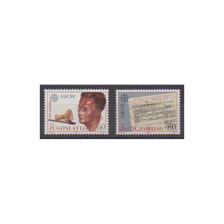 Buy this set of stamps of Yugoslavia of the year 1985 (Nb 1983/1984).