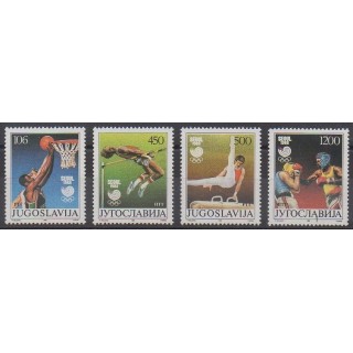 Buy this set of stamps of Yugoslavia of the year 1988 (Nb 2147/2150).