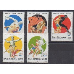 Saint-Marin - 1996 - No 1433/1437 - Jeux Olympiques d'été