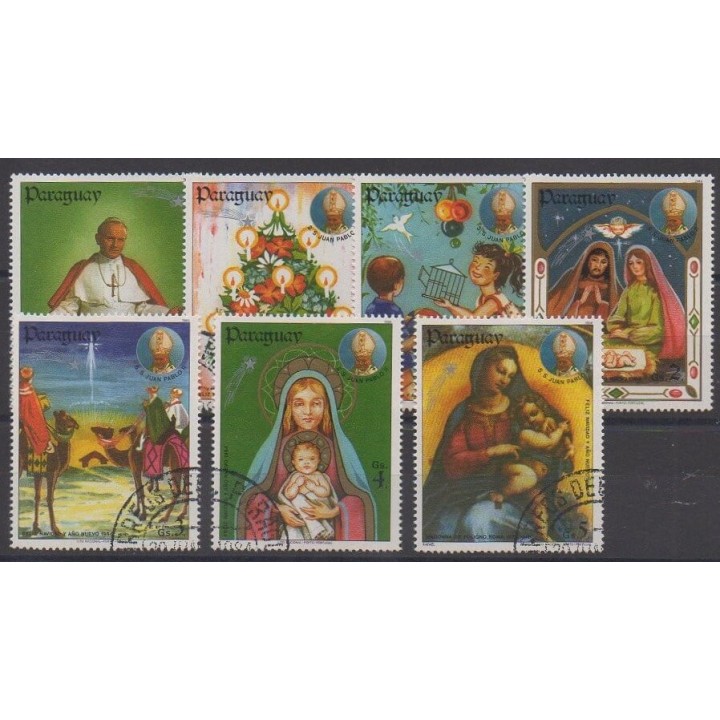 Buy this set of stamps of Paraguay of the year 1984 (Nb 2074/2080). - Used