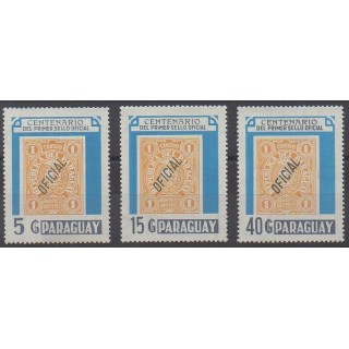Buy this set of stamps of Paraguay of the year 1986 (Nb 2251/2253).