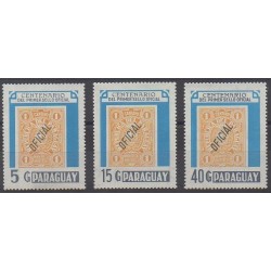 Paraguay - 1986 - No 2251/2253 - Timbres sur timbres
