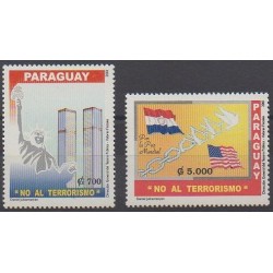 Paraguay - 2001 - Nb 2843C/2843D - Various Historics Themes