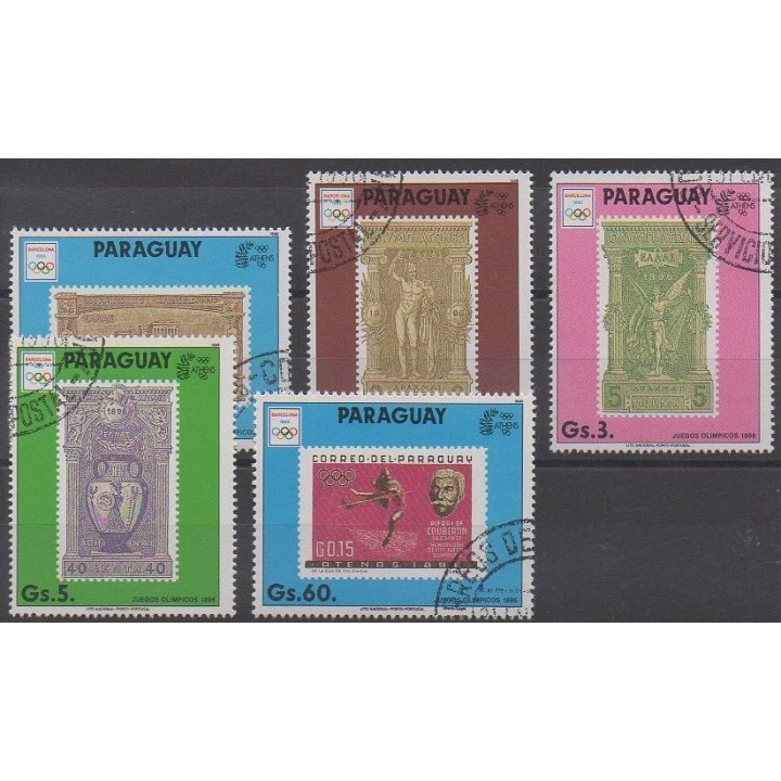 Buy this set of stamps of Paraguay of the year 1990 (Nb 2490/2493). - Used