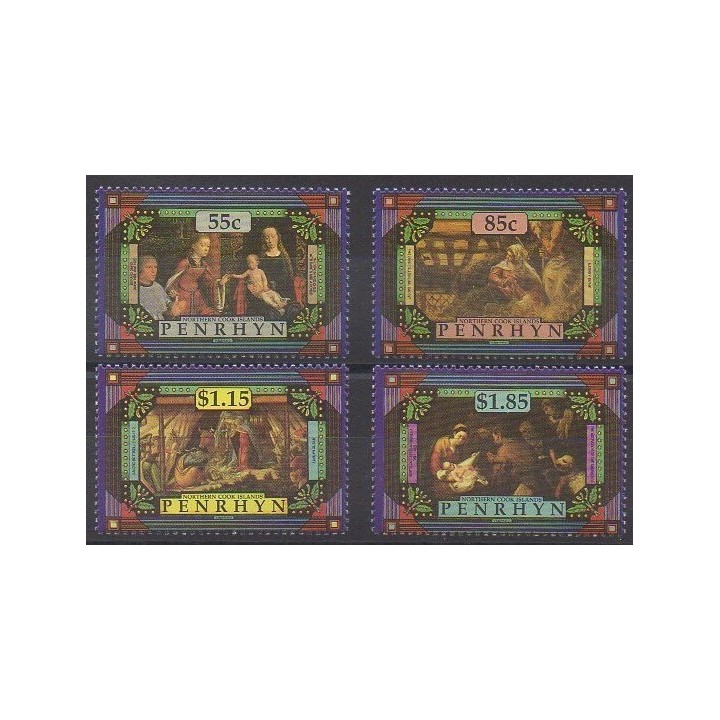 Buy this set of stamps of Penrhyn of the year 1991 (Nb 372/375).
