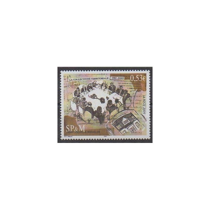 Buy this stamp of Saint-Pierre et Miquelon of the year 2005 (Nb 858).