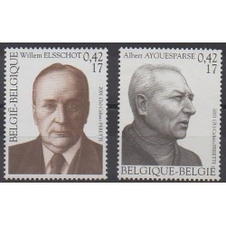 Belgique - 2001 - No 2985/2986 - Célébrités