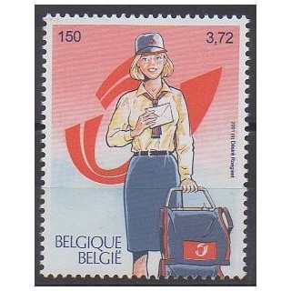 Buy this stamp of Belgium of the year 2001 (Nb 2996).