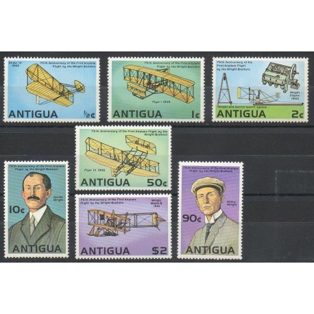 Antigua - 1978- Nb 484/490 - Planes