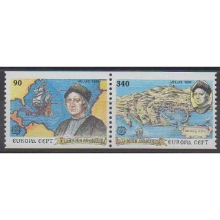 Acheter cette série de timbres de Grèce de l'année 1992 (No 1786/1787).