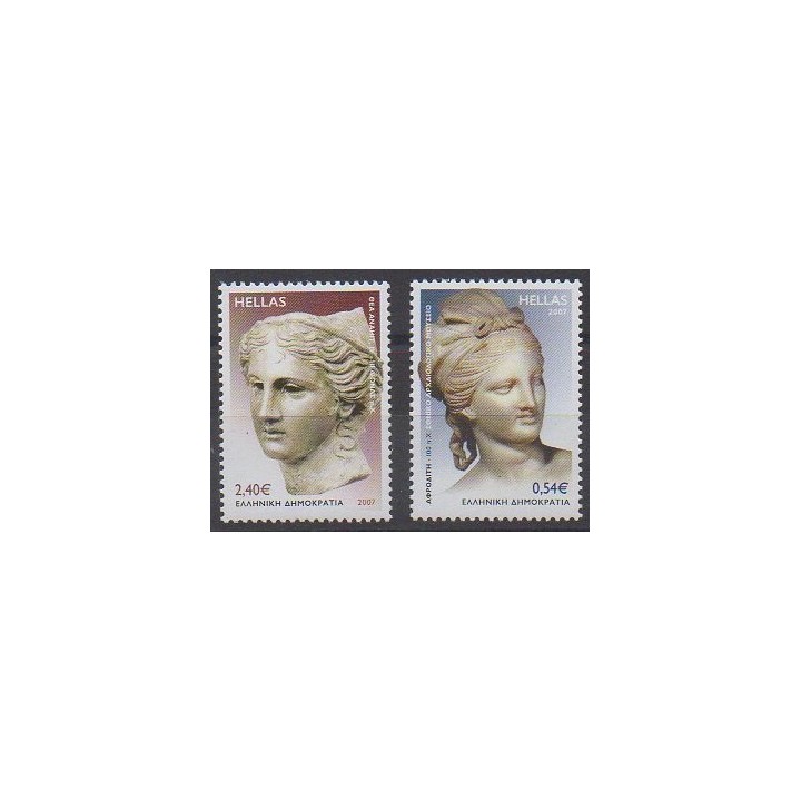 Acheter cette série de timbres de Grèce de l'année 2007 (No 2412/2413).