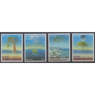 Acheter cette série de timbres de Grèce de l'année 2003 (No 2165/2168).