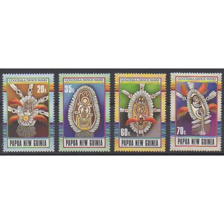 Buy this set of stamps of Papua New Guinea of the year 1980 (Nb 611/614).