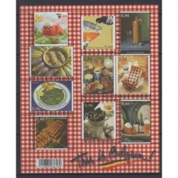 Belgique - 2006 - No 3562/3571 - Gastronomie