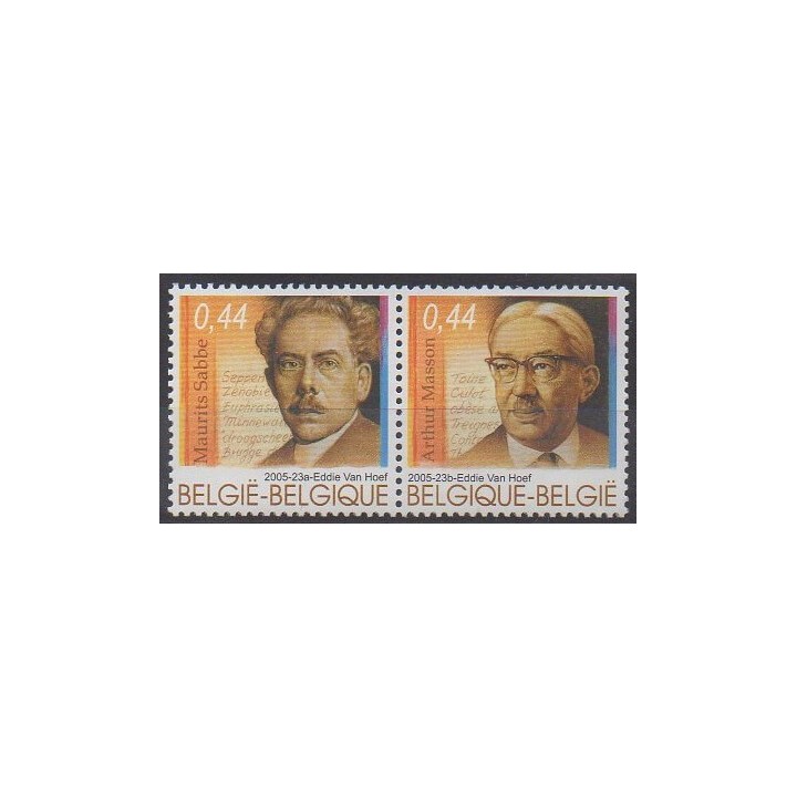 Buy this set of stamps of Belgium of the year 2005 (Nb 3449/3450).