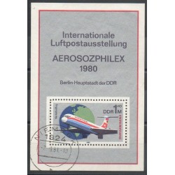 East Germany (GDR) - 1980- Nb BF 57 - Planes - Used