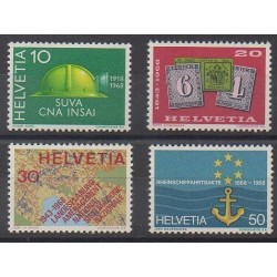 Swiss - 1968 - Nb 811/814
