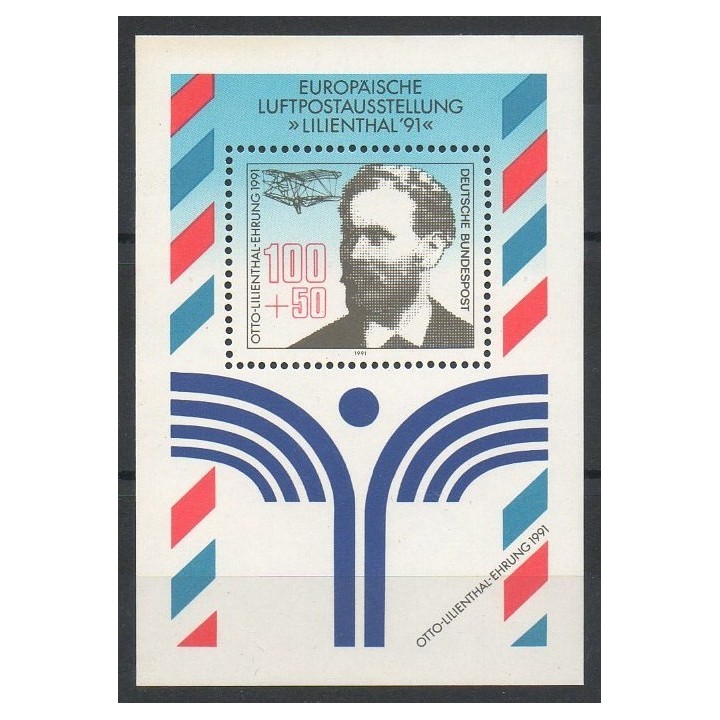 Timbres - Thème avions - Allemagne réunifiée - 1991- No BF 23