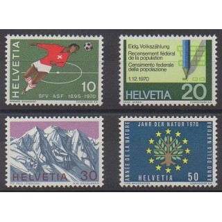 Buy this set of stamps of Swiss of the year 1970 (Nb 864/867).