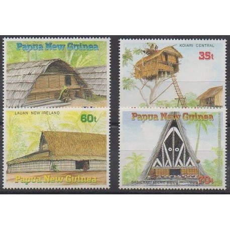 Papouasie-Nouvelle-Guinée - 1989 - No 587/590