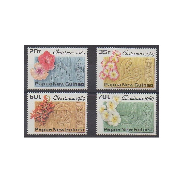 Buy this set of stamps of Papua New Guinea of the year 1989 (Nb 601/604).