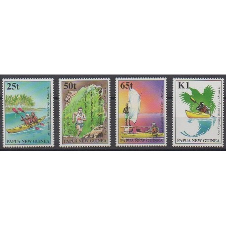 Papouasie-Nouvelle-Guinée - 1988 - No 804/807 - Sports divers