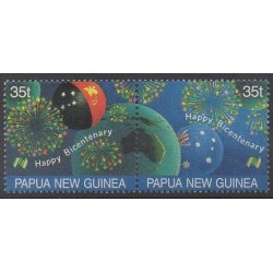 Papouasie-Nouvelle-Guinée - 1988 - No 566/567 - Histoire