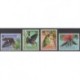 Papua New Guinea - 1988 - Nb 569/572 - Insects - Endangered species - WWF