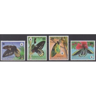 Acheter cette série de timbres de Papouasie-Nouvelle-Guinée de l'année 1988 (No 569/572).