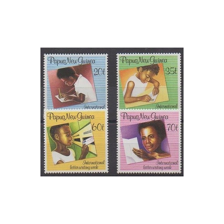 Acheter cette série de timbres de Papouasie-Nouvelle-Guinée de l'année 1989 (No 583/586).