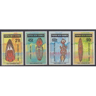 Acheter cette série de timbres de Papouasie-Nouvelle-Guinée de l'année 1992 (No 650/653).